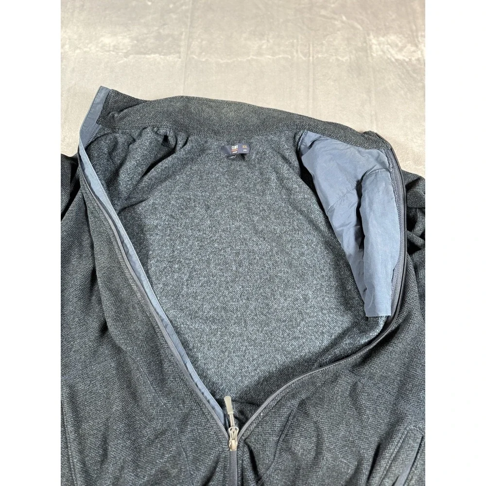 CLUB 38 PERFORMANCE CREMIEUX Men's 3XL Full Zip Fleece Jacket Coat Blue Gray